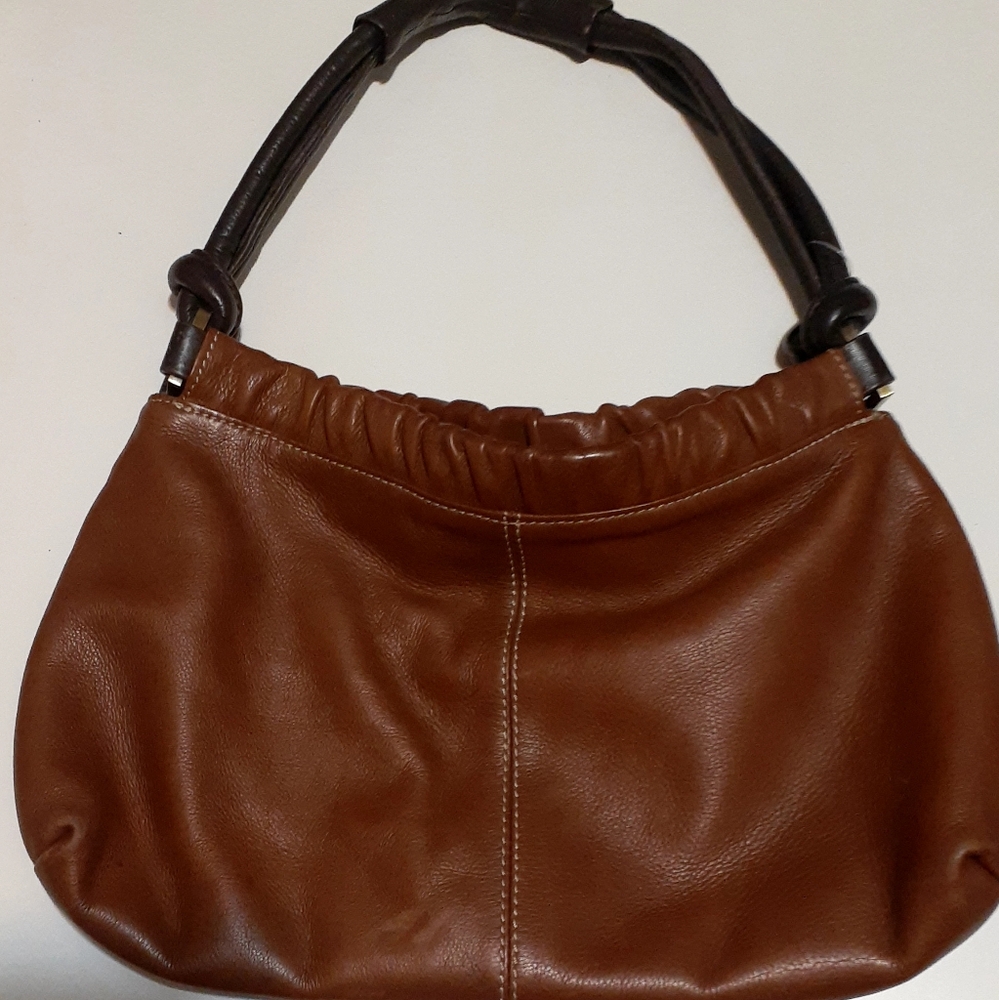 Elegant Brown Leather Women's Bag